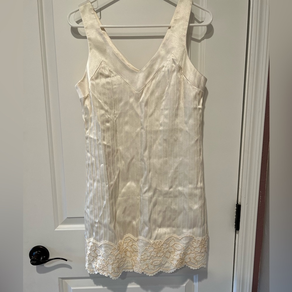 Vintage 1960’s S. Howard Hirsh California 2pc Ivory Mini Dress Set
